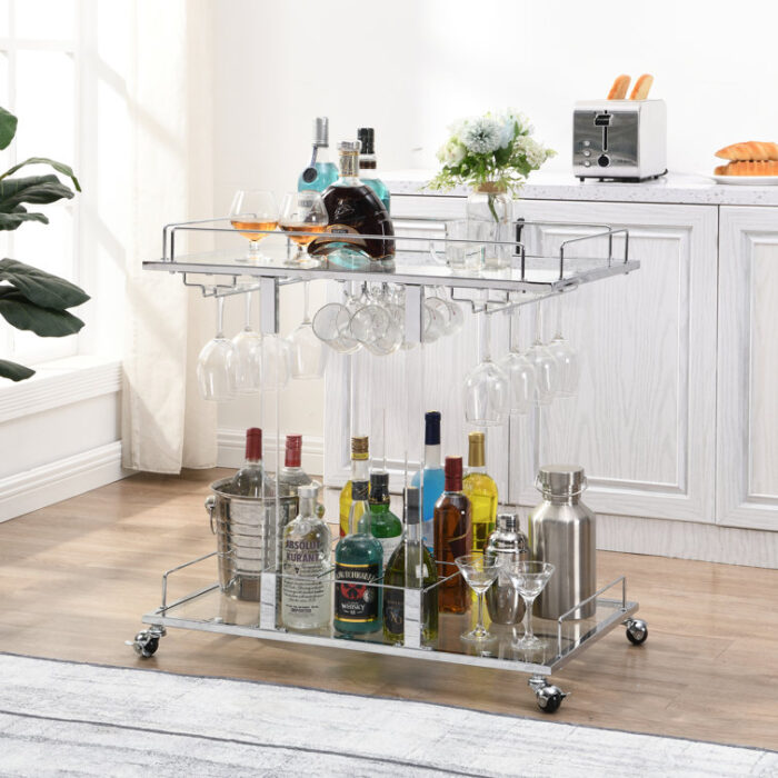 Kibwe Bar Cart - Chic Decora