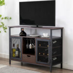 Kreitman Bar with Wine Storage - Chic Decora