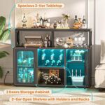 Lakynn 47.2” Bar Cabinet - Chic Decora