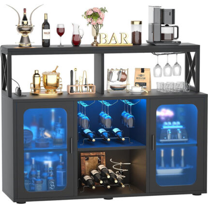 Lakynn 47.2” Bar Cabinet - Chic Decora