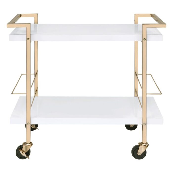 Lilea Metal Bar Cart - Chic Decora