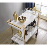 Lilea Metal Bar Cart - Chic Decora