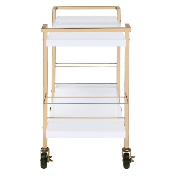 Lilea Metal Bar Cart - Chic Decora