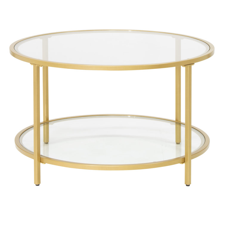 Lisabelle Glass Top Coffee Table - Chic Decora