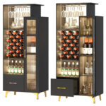 Marisela 64” Bar Cabinet - Chic Decora