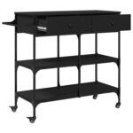 Mawadah Metal Bar Cart - Chic Decora