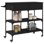 Mawadah Metal Bar Cart - Chic Decora