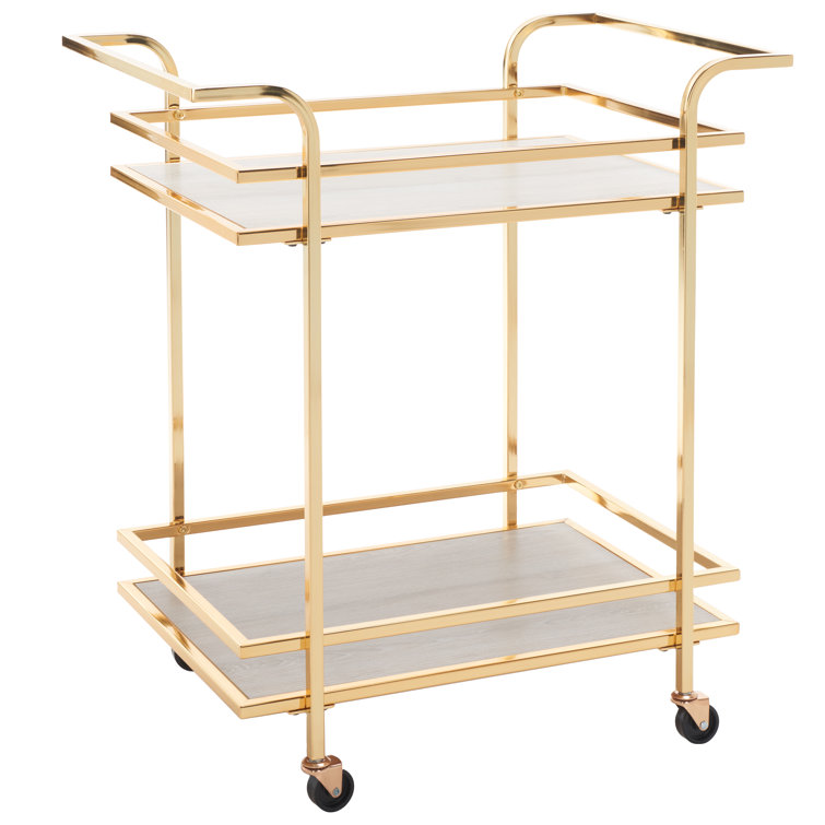 Meesha Metal Bar Cart - Chic Decora