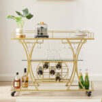 Metal Bar Cart - Chic Decora