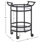 Metal Bar Cart - Chic Decora