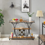 Metal Bar Cart - Chic Decora