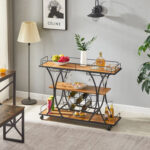 Metal Bar Cart - Chic Decora