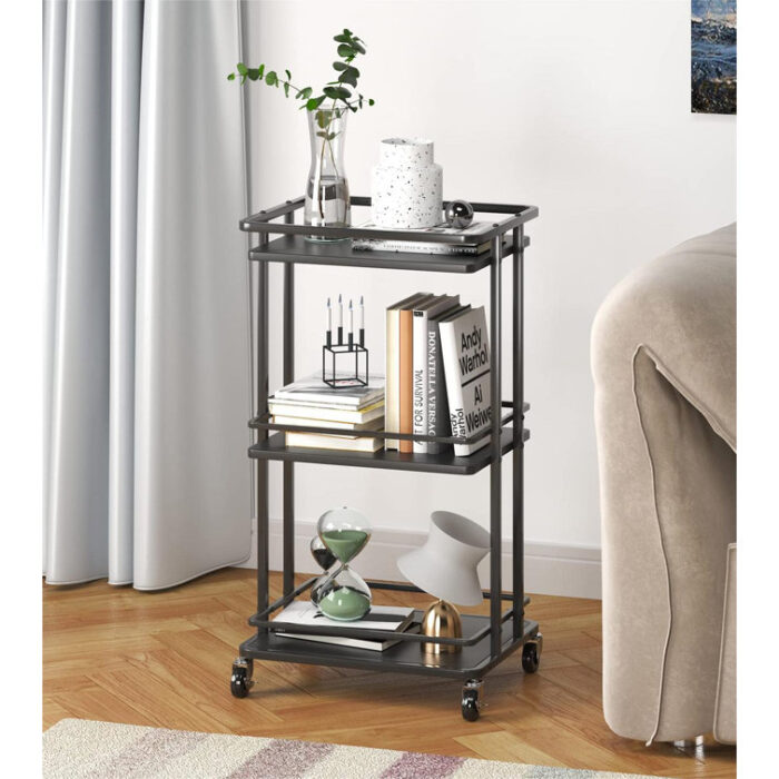 Metal Bar Cart - Chic Decora