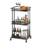 Metal Bar Cart - Chic Decora