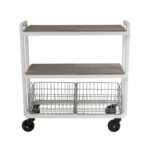 Metal Bar Cart - Chic Decora