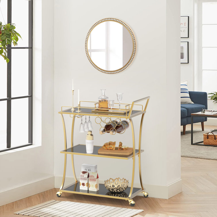 Metal Bar Cart - Chic Decora