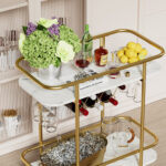 Metal Bar Cart - Chic Decora