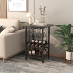 Mobrup Metal Bar Cart - Chic Decora