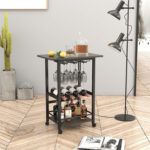 Mobrup Metal Bar Cart - Chic Decora