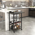 Mobrup Metal Bar Cart - Chic Decora