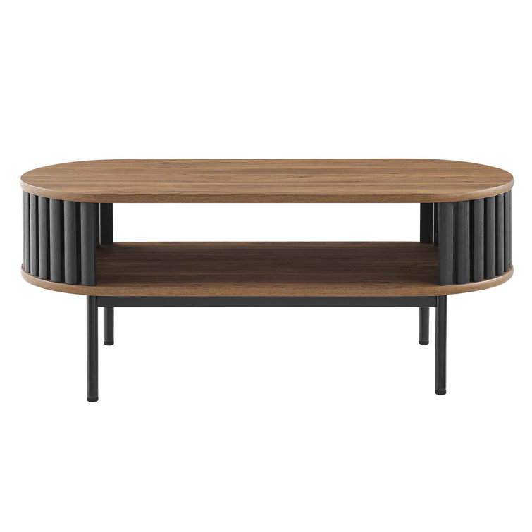 Sigala Solid Wood Top Coffee Table - Chic Decora