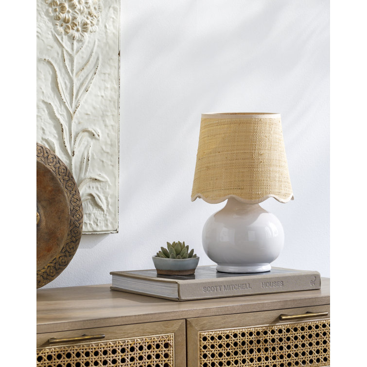 Ashburn Glass Table Lamp - Chic Decora