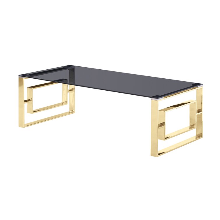 Naczi Glass Top Coffee Table - Chic Decora