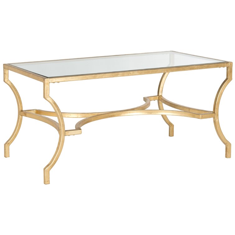 Naida Glass Top Coffee Table - Chic Decora