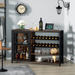 Nazime 47.24” Wine Bar - Chic Decora