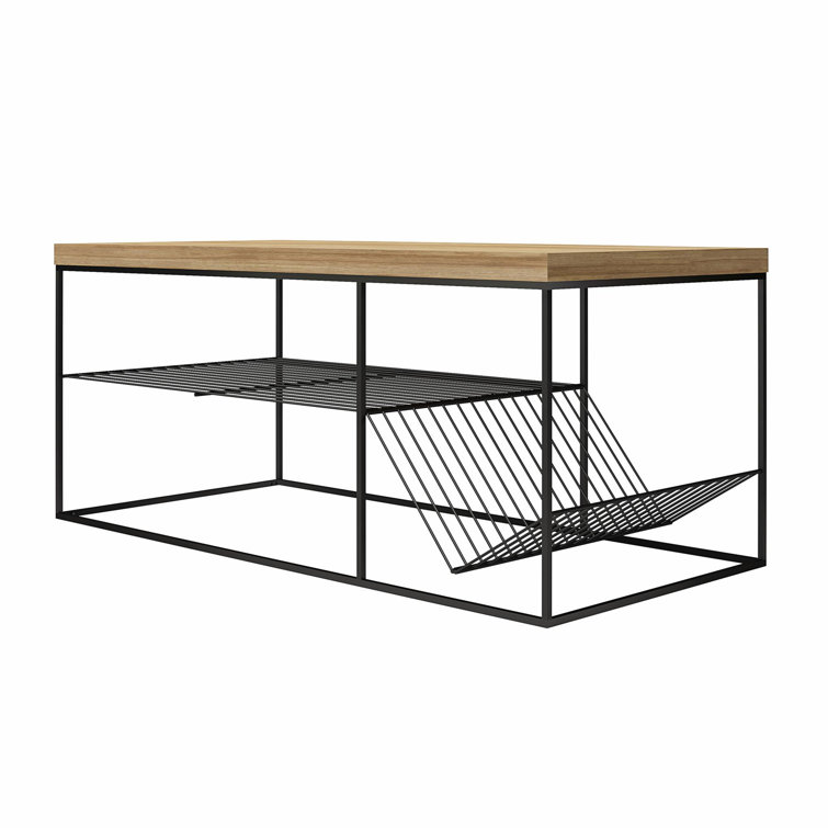 Neely Coffee Table with Storage - Chic Decora