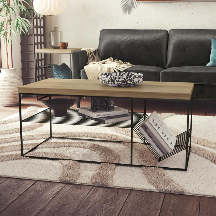 Neely Coffee Table with Storage - Chic Decora