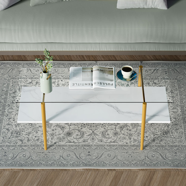 Norita Glass Top Coffee Table - Chic Decora