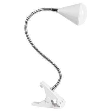 OttLite LED Cone Clip Lamp Task Lamp, Desk Lamp Sturdy Clip, Flexible Neck - Chic Decora