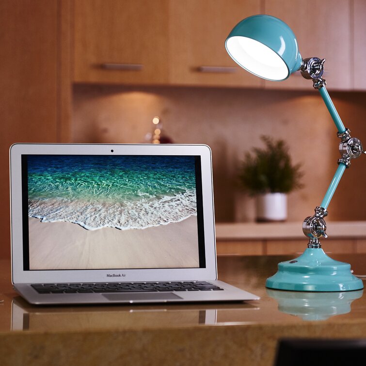 OttLite Revive LED Desk Lamp 3 Brightness Settings, Touch Controls, USB & 3 Adjustable Knobs - Chic Decora