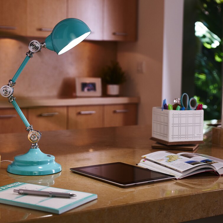 OttLite Revive LED Desk Lamp 3 Brightness Settings, Touch Controls, USB & 3 Adjustable Knobs - Chic Decora