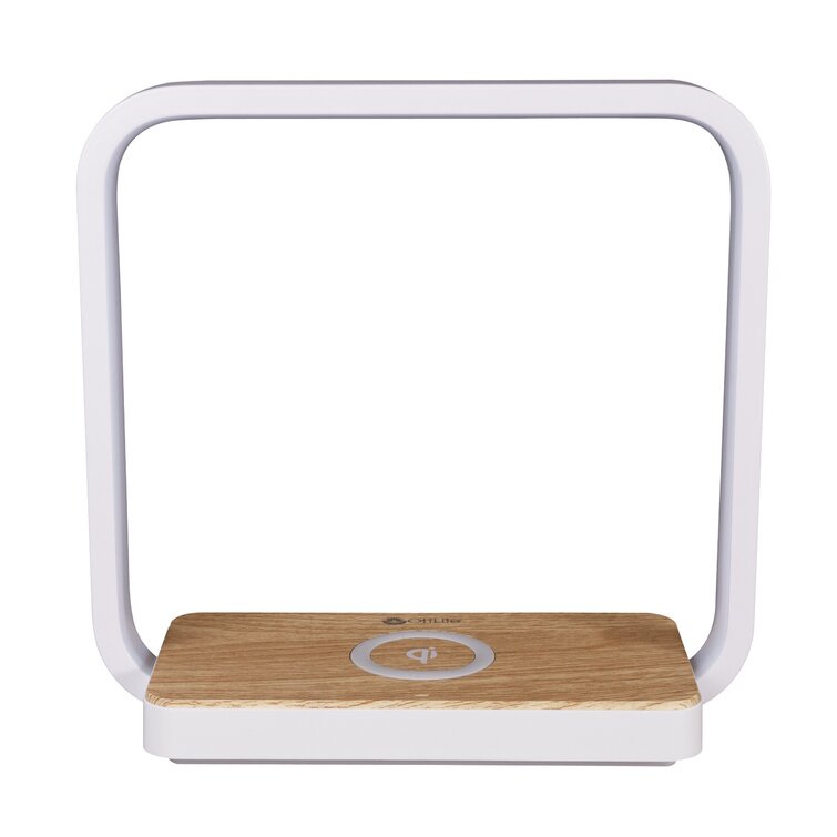 OttLite Wireless Charging Station and Night Light, White - Chic Decora