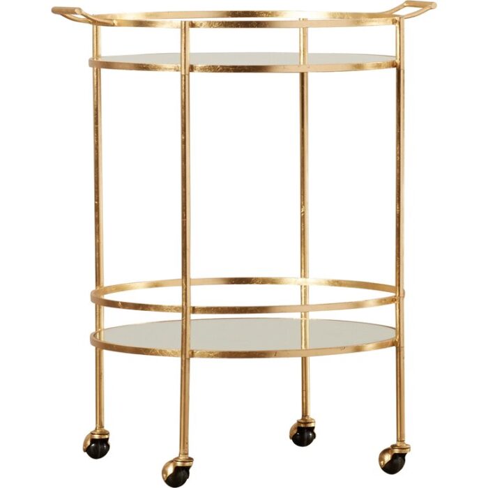 Oxendine Metal Bar Cart - Chic Decora