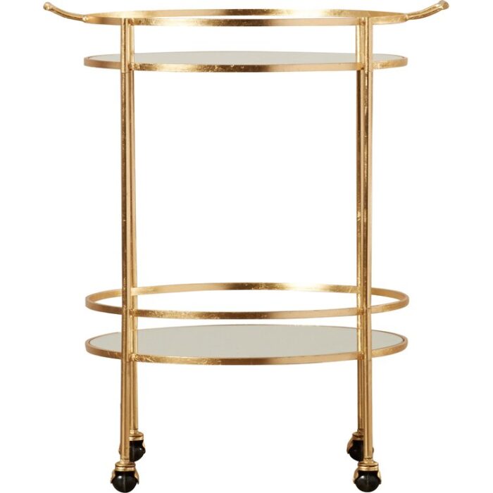 Oxendine Metal Bar Cart - Chic Decora