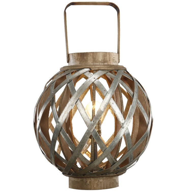 Paden Metal Globe Lamp - Chic Decora