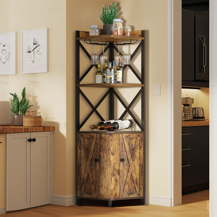 Agampreet 28.15” Bar Cabinet - Chic Decora