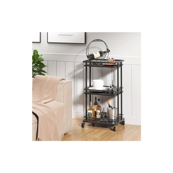 Petrocelli Metal Bar Cart - Chic Decora