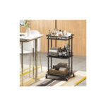 Petrocelli Metal Bar Cart - Chic Decora