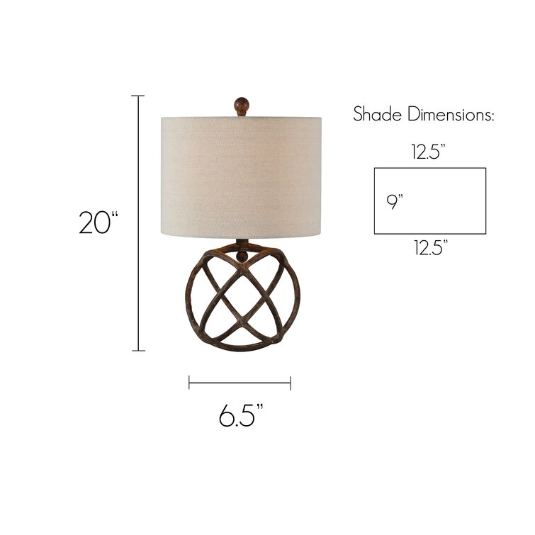 Ragusa Resin Table Lamp - Chic Decora