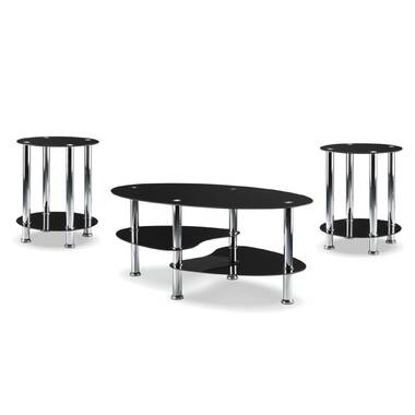 Ratner Glass Top Coffee Table - Chic Decora