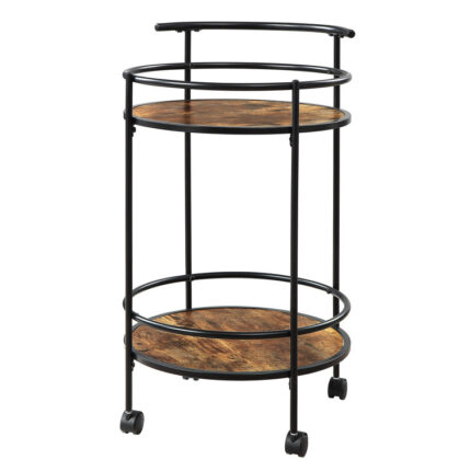 Rayfield Metal Serving Bar Cart - Chic Decora