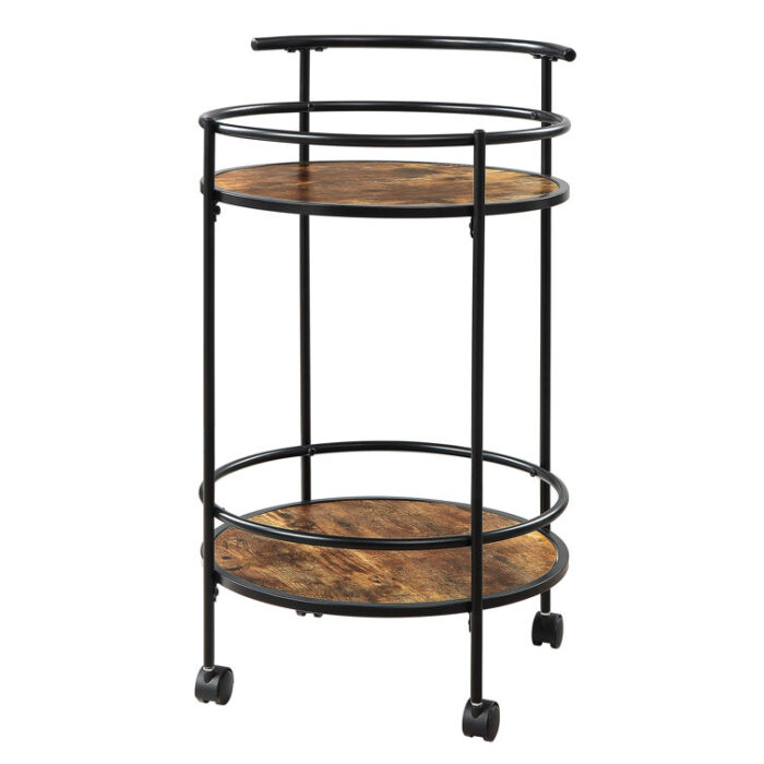 Rayfield Metal Serving Bar Cart - Chic Decora