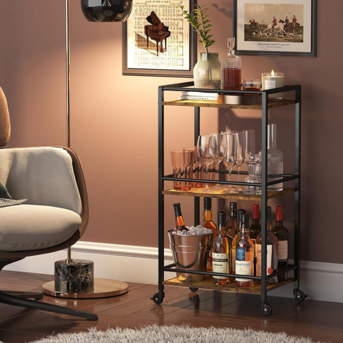 Rocklynn Bar Cart - Chic Decora