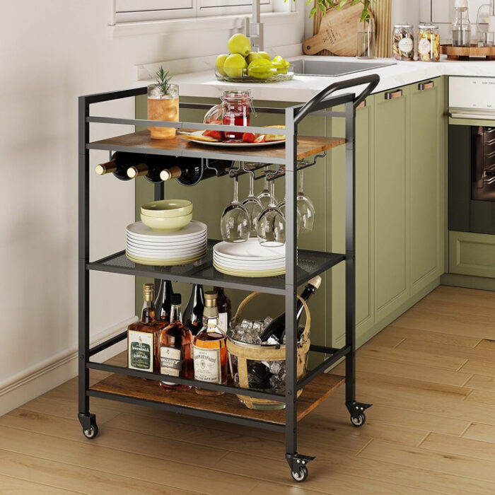 Roget Bar Cart - Chic Decora