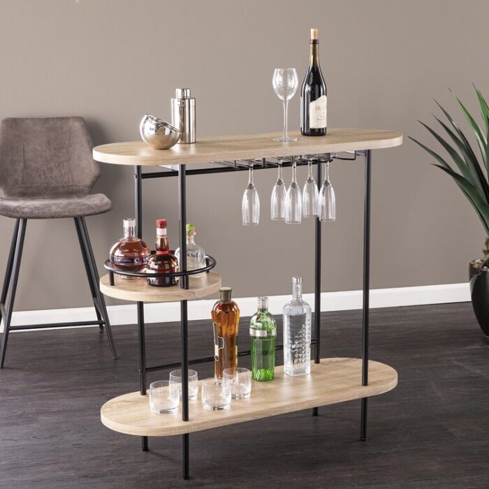 Sebago 40” Wine Bar - Chic Decora