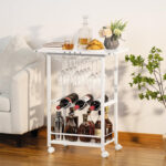 Sejo Metal Bar Cart - Chic Decora